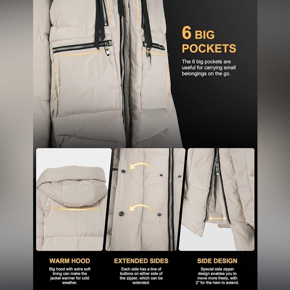 Orolay Women's Thickened Down Jacket - Picture 5 of 11